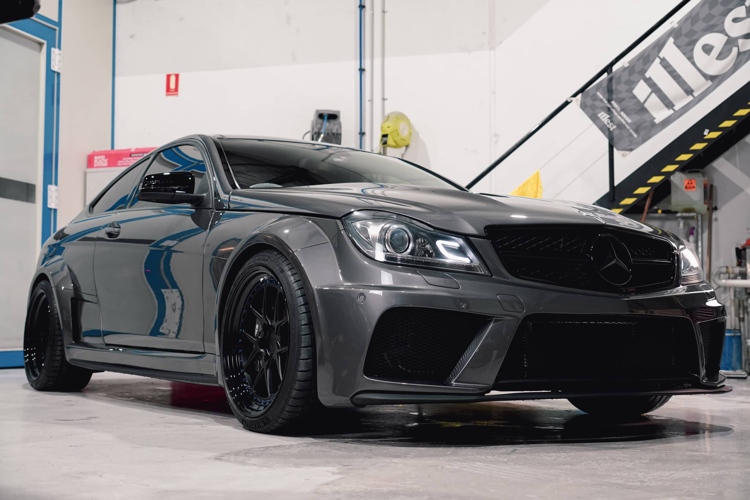 merc c63 black 3 car build and car customiser australia auto elements